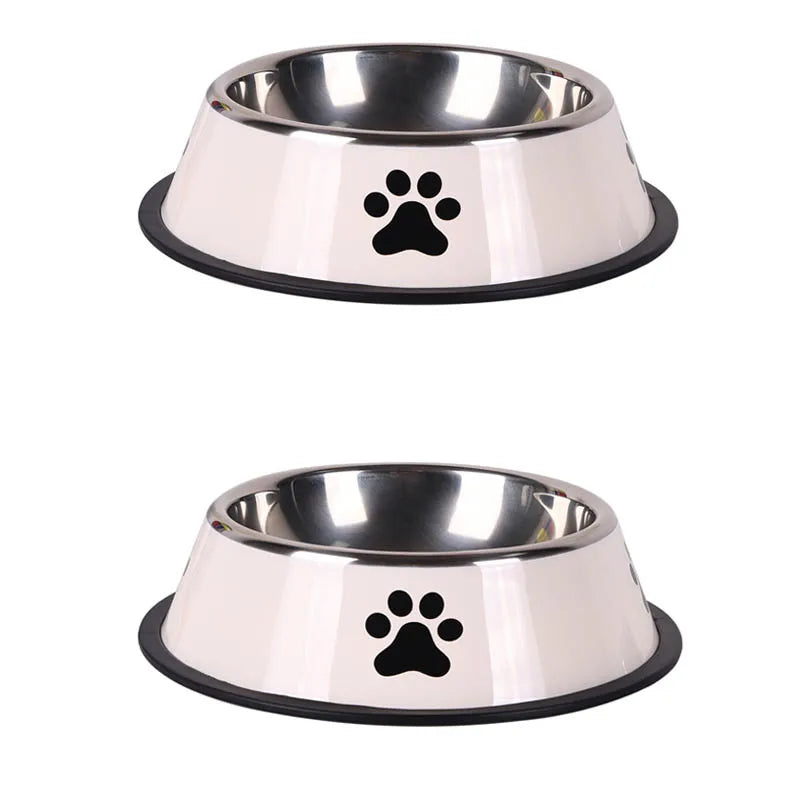 Durable Non-Slip Stainless Steel Pet Bowl for Easy Dining