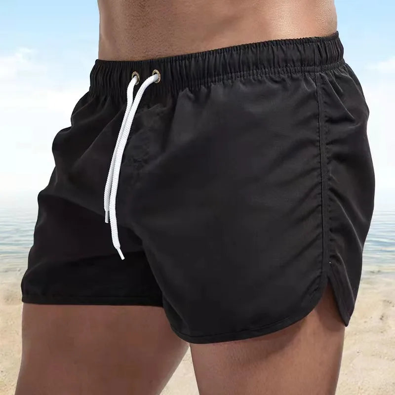 Men's Polyester Board Shorts for Beach Sports and Swimming
