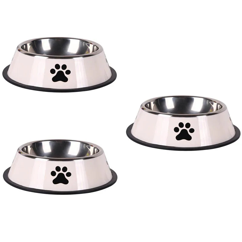 Durable Non-Slip Stainless Steel Pet Bowl for Easy Dining