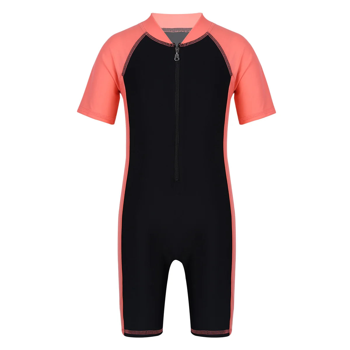 Unisex Kids Short Sleeve Surfing Wetsuit for Ages 7-12