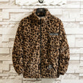 2025 Fall/winter Leopard Print Jacket Loose and Comfortable Cotton-padded Jacket Fashion Men's and Women's Autumn Warm Jacket