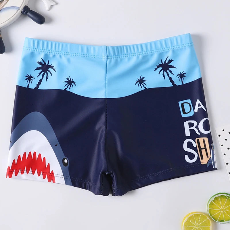 Boys Shark Swim Trunks 2-9Y Polyamide Beachwear 1050