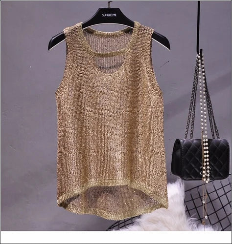 Korean Style Heart Cut Out Tank Top for Women