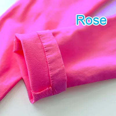 Girls Pencil Pants in Candy Colors for Spring and Summer