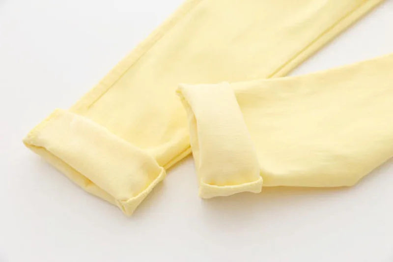 Girls Pencil Pants in Candy Colors for Spring and Summer