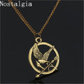 Vintage Punk Mocking Bird Pendant Necklace for Men and Women
