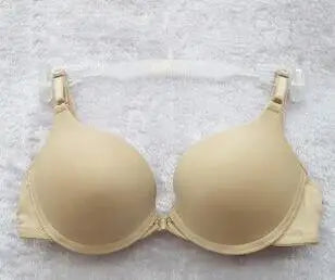 Push Up Bra for Women with Front Closure and Adjustable Straps
