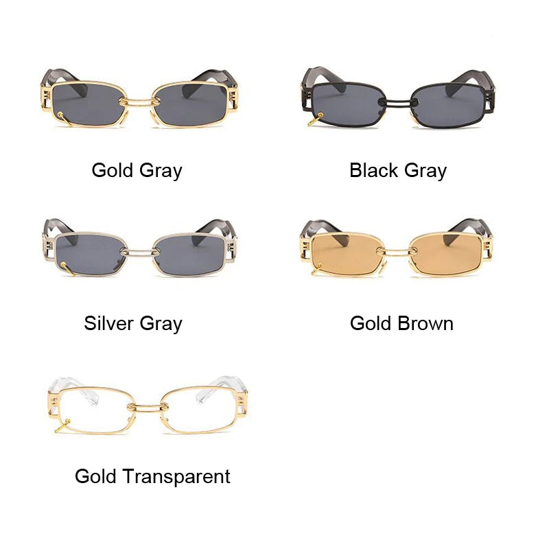 Stylish Alloy Frame Rectangle Sunglasses for Women