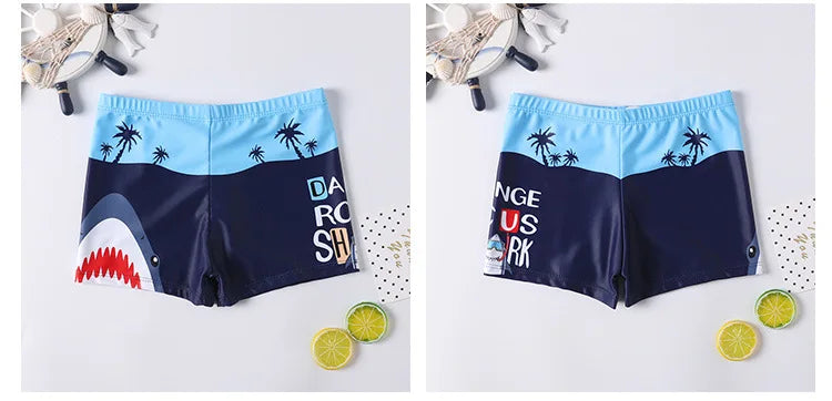 Boys Shark Swim Trunks 2-9Y Polyamide Beachwear 1050