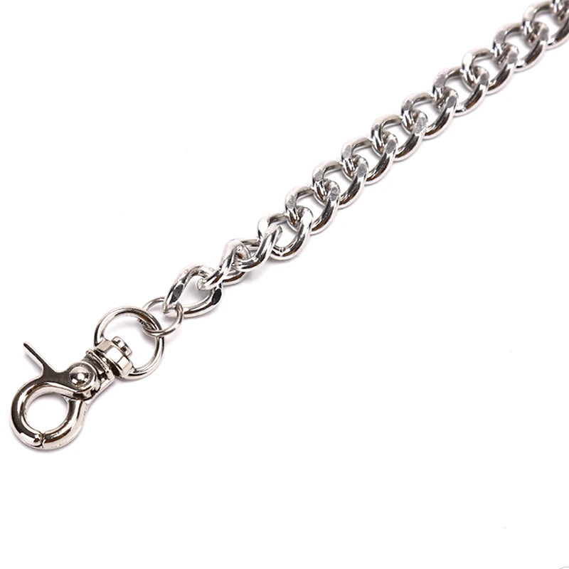 60cm Stainless Steel Alloy Keyring Chain for HipHop Style