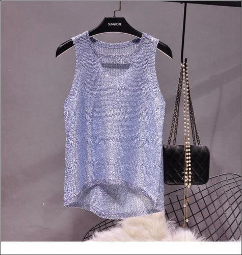 Korean Style Heart Cut Out Tank Top for Women