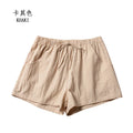 High Waist Casual Linen Shorts for Women in Multiple Colors