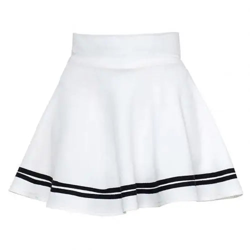 Women High Waist Pleated Midi Skirt in Solid Color