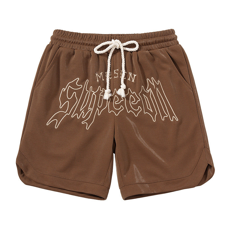 2026 Summer American High Street Shorts for Men and Women, Trendy Loose Hip-Hop Basketball Shorts, Trendy Brand Sports Casual Pants