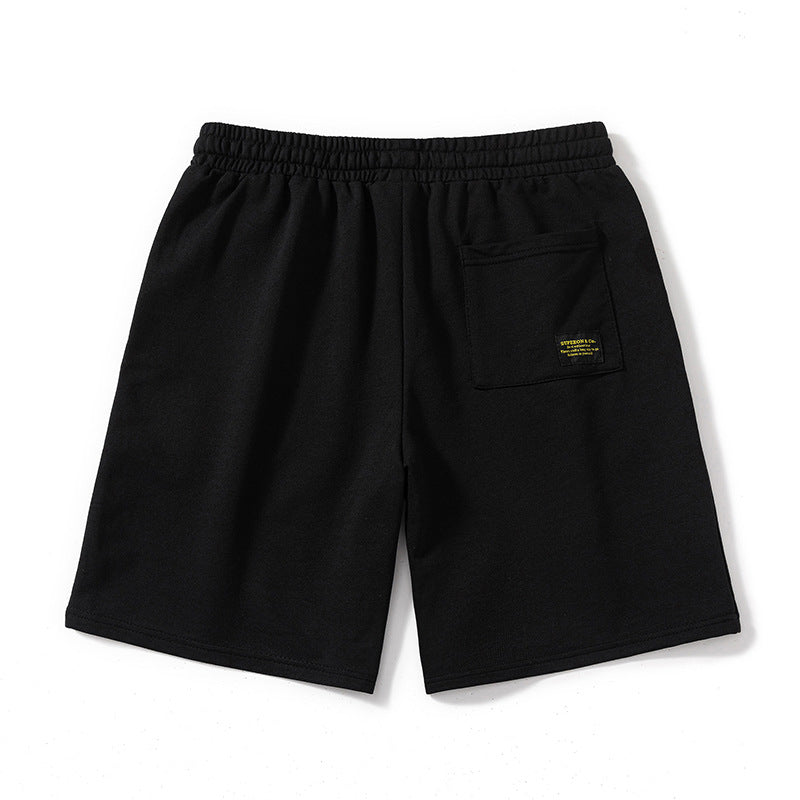 Japanese-Style Straight-Leg Shorts, Five-Point Shorts, Sports Casual Beach Shorts, Fitness Shorts, Unisex Casual Versatile Shorts