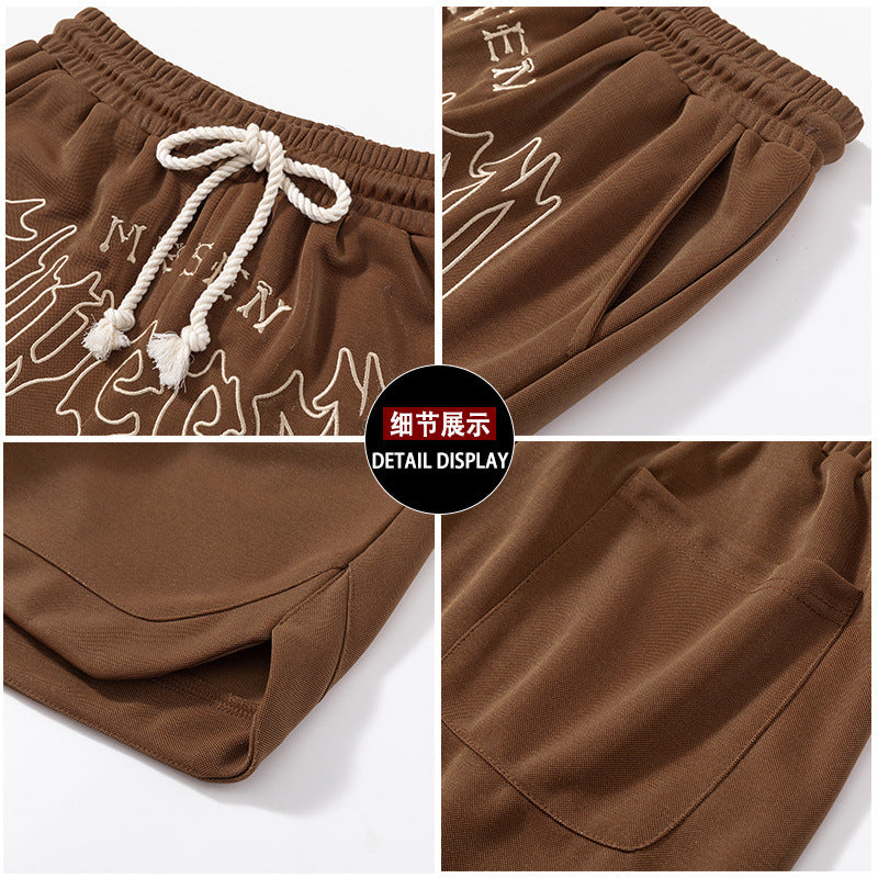 2026 Summer American High Street Shorts for Men and Women, Trendy Loose Hip-Hop Basketball Shorts, Trendy Brand Sports Casual Pants