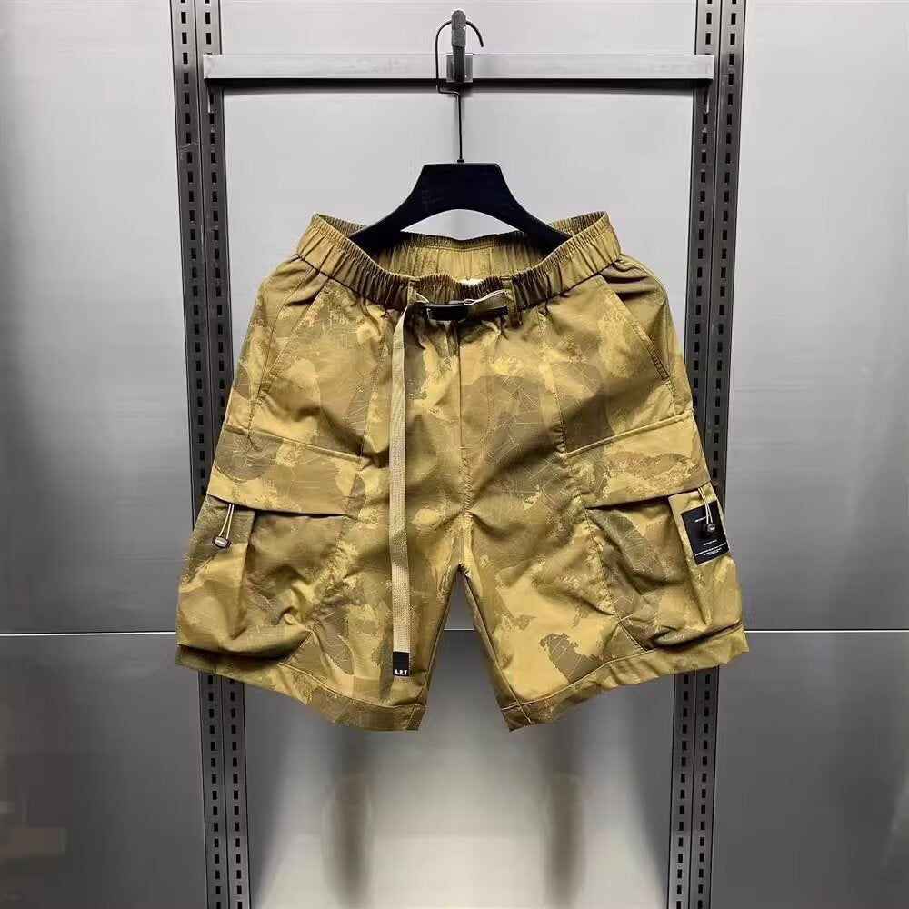 Summer New American-Style Men's Shorts Trendy Brand Thin Design Niche Loose Plus-Size Sports Casual Five-Point Pants