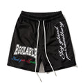 Cross-Border American-Style Casual Shorts for Men 2026 Summer Youth Trendy Brand Mesh Breathable Basketball Sports Shorts