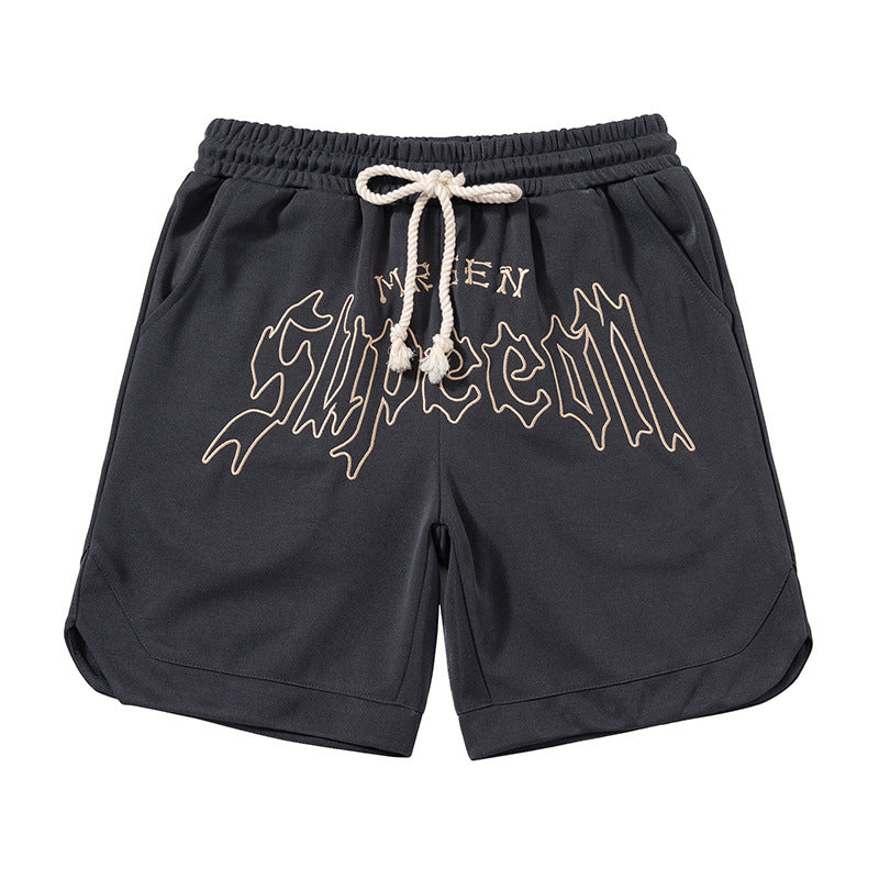 2026 Summer American High Street Shorts for Men and Women, Trendy Loose Hip-Hop Basketball Shorts, Trendy Brand Sports Casual Pants
