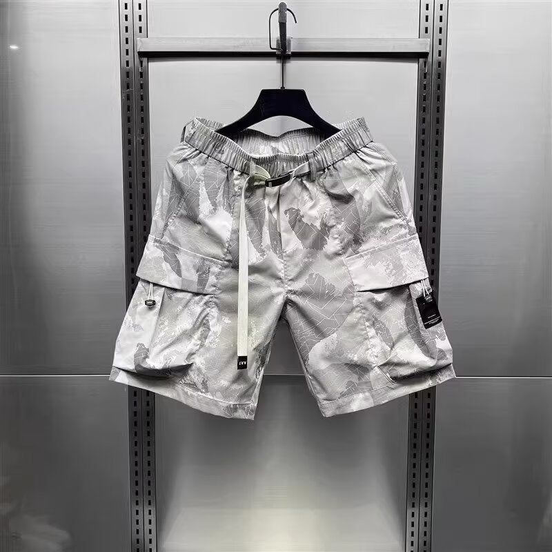 Summer New American-Style Men's Shorts Trendy Brand Thin Design Niche Loose Plus-Size Sports Casual Five-Point Pants
