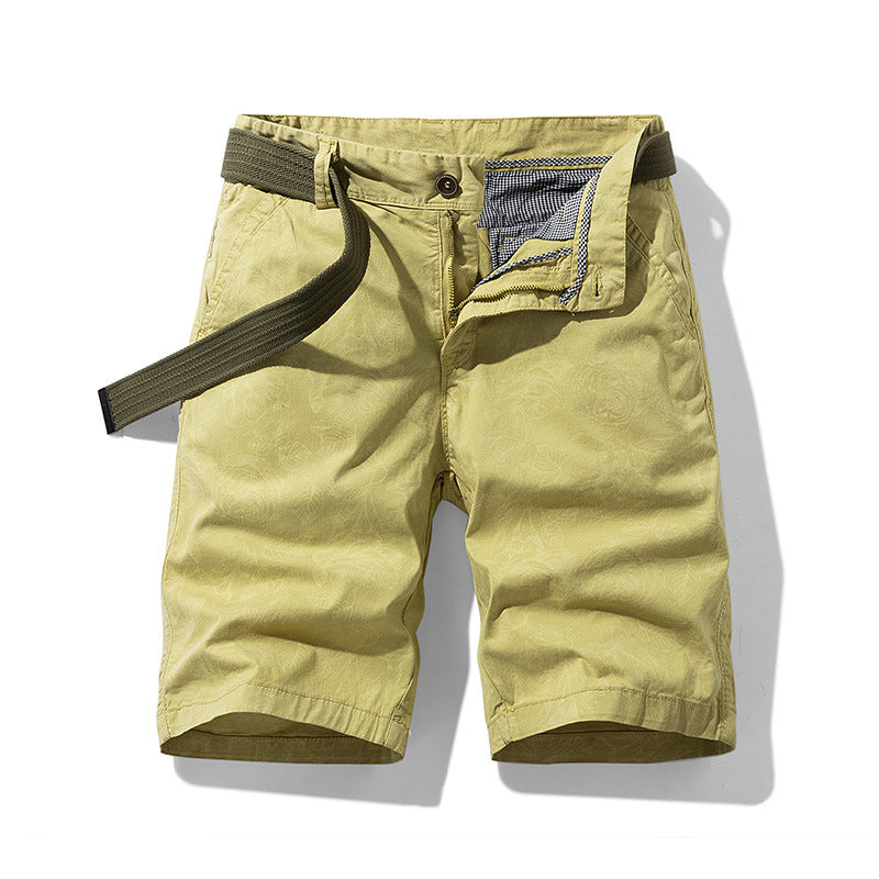 Summer New Pattern Design Sense Tooling Shorts Men's Trendy All-match Cross-border Exclusive for Amazon 5061