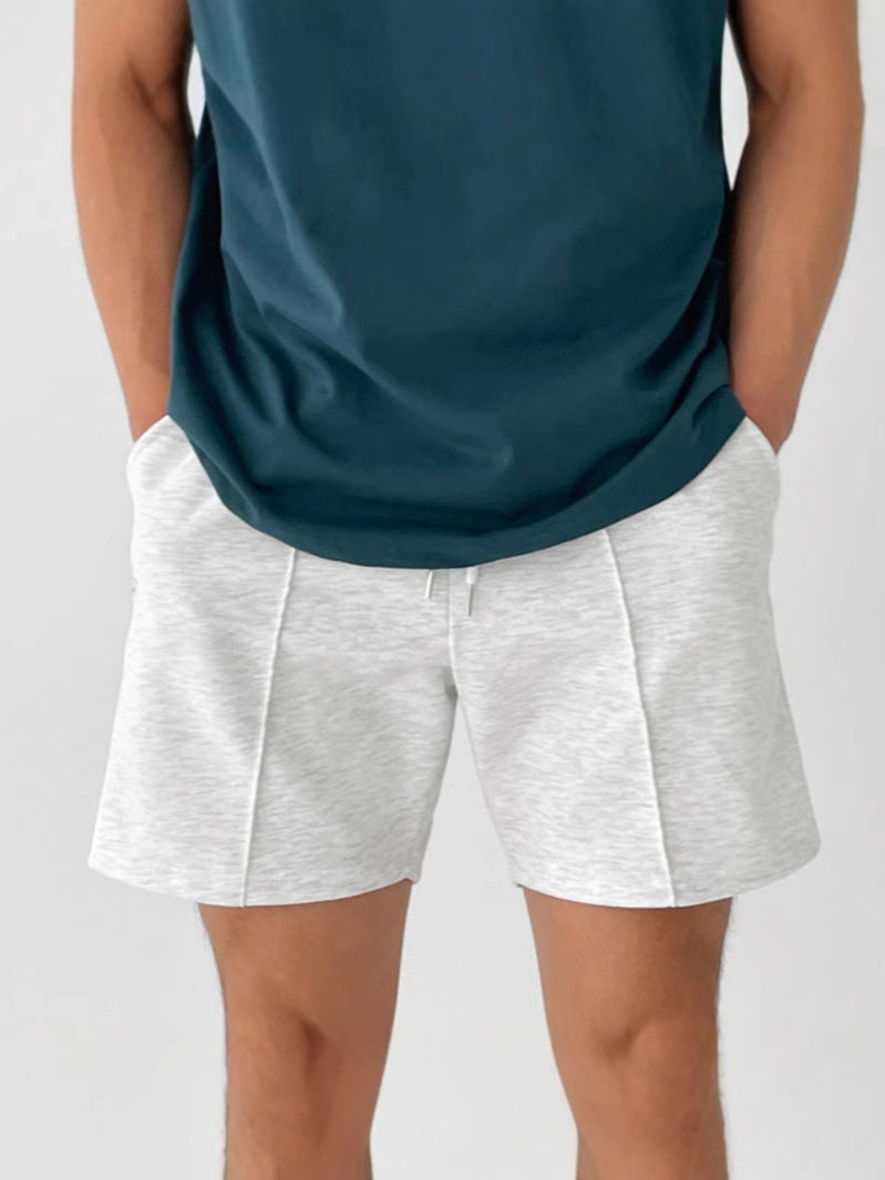 Men's Shorts Fitness Korean Sports Casual Cotton Shorts Fashion Exercise Breathable All-match Stretch Hip-hop Pants