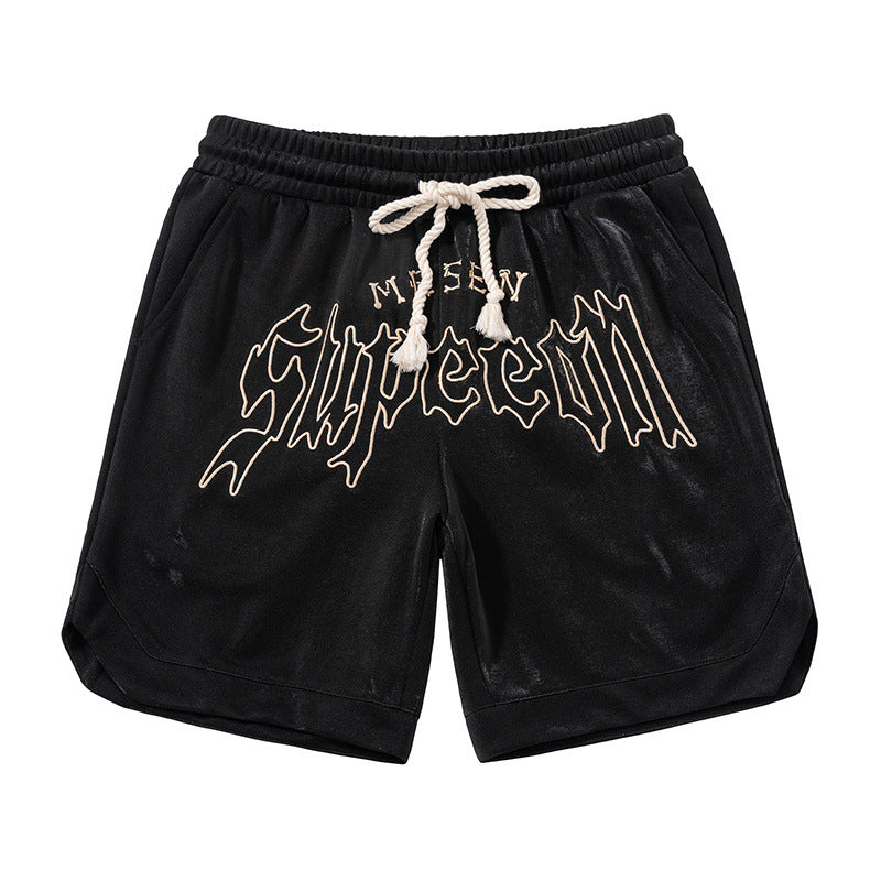 2026 Summer American High Street Shorts for Men and Women, Trendy Loose Hip-Hop Basketball Shorts, Trendy Brand Sports Casual Pants