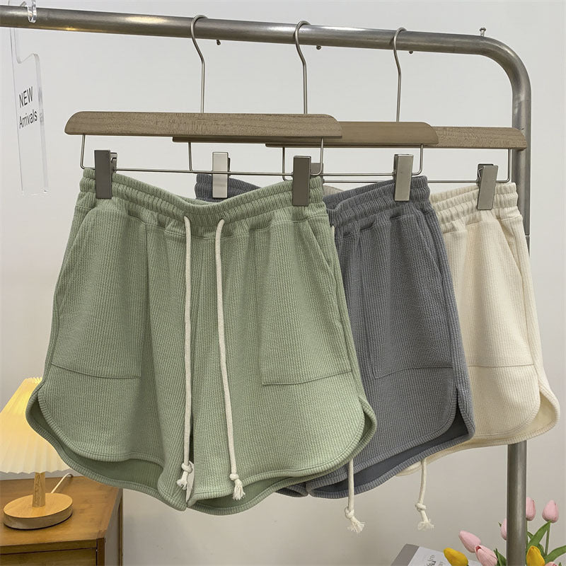 Cross-Border Versatile Yoga Sports Casual Shorts for Women, Summer Loose Cotton Breathable Thin Hot Pants, Three-Quarter Length