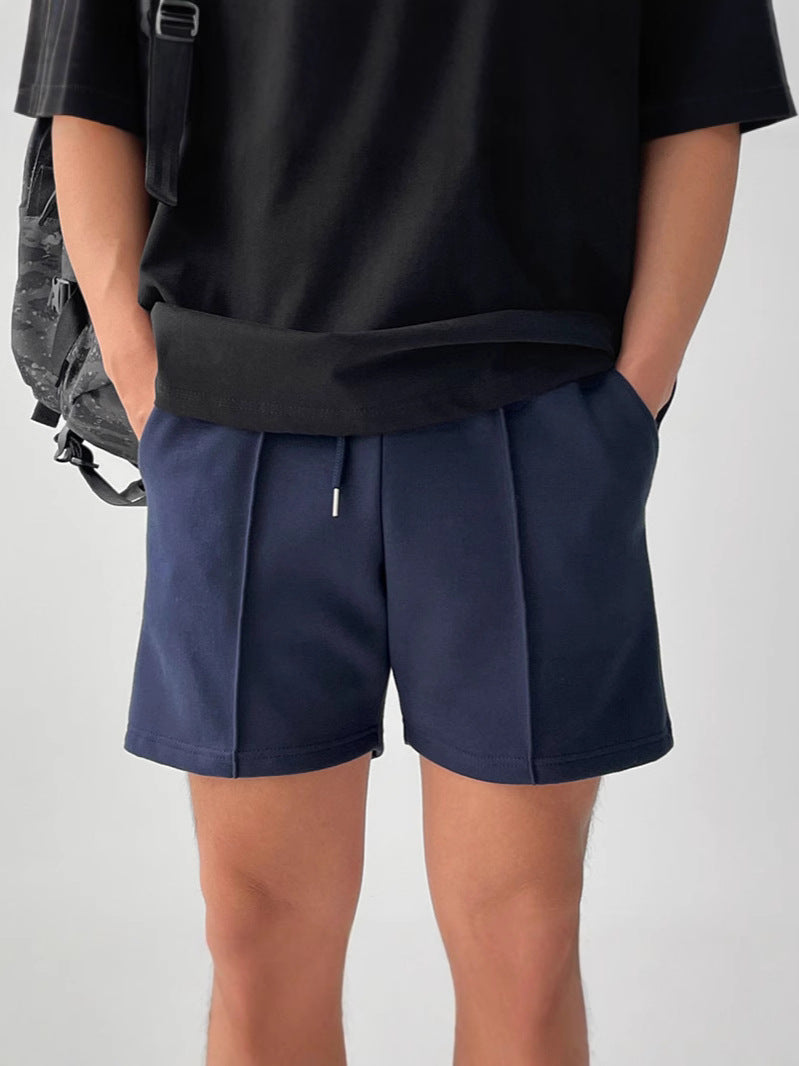 Men's Shorts Fitness Korean Sports Casual Cotton Shorts Fashion Exercise Breathable All-match Stretch Hip-hop Pants