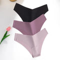 WarmSteps Women's Seamless G-String Panties 3Pcs Set