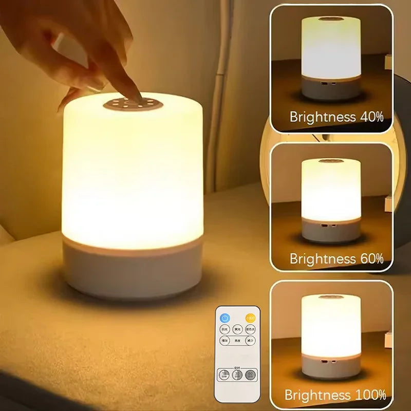 Dimmable ABS Bedside LED Night Light for Reading