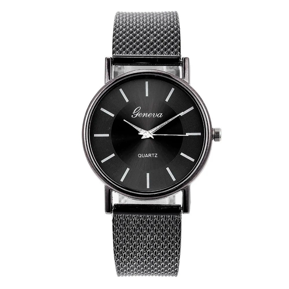 Stylish Quartz Watch for Women with Stainless Steel Band