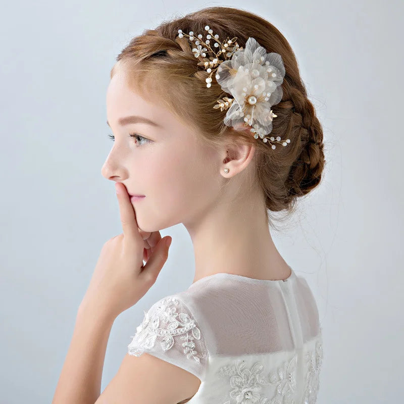 Floral Alloy Hair Accessories for Girls - Stylish Headbands