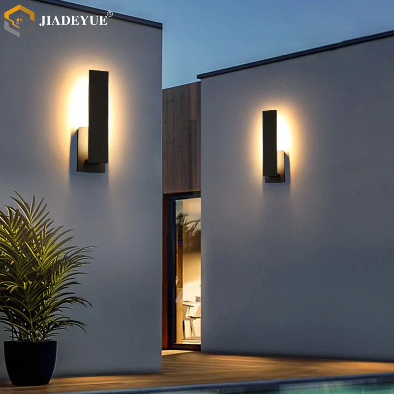 Modern Aluminum Outdoor Waterproof Wall Lamp for Home Lighting