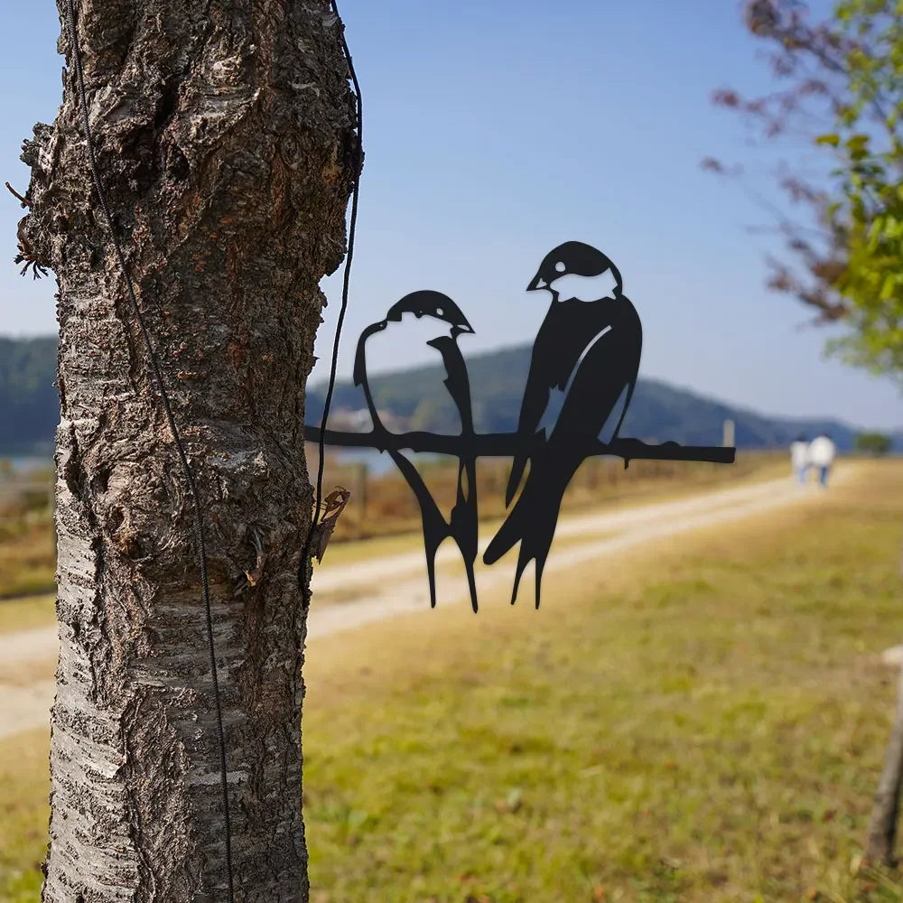 Decorative Metal Birds for Outdoor Garden Ornaments