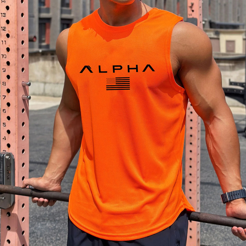 ALPHA Beach Vestmen Summer Vest Breathable Quick-drying Swimming Vest 2025 Hot Selling Men's Casual Fashion Surf Vest