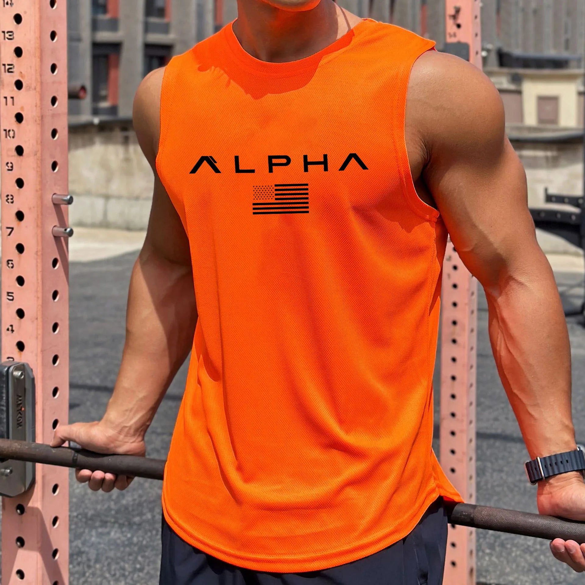 ALPHA Beach Vestmen Summer Vest Breathable Quick-drying Swimming Vest 2025 Hot Selling Men's Casual Fashion Surf Vest