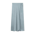 MUJER Satin Midi Skirt for Women in Elegant Polyester Satin