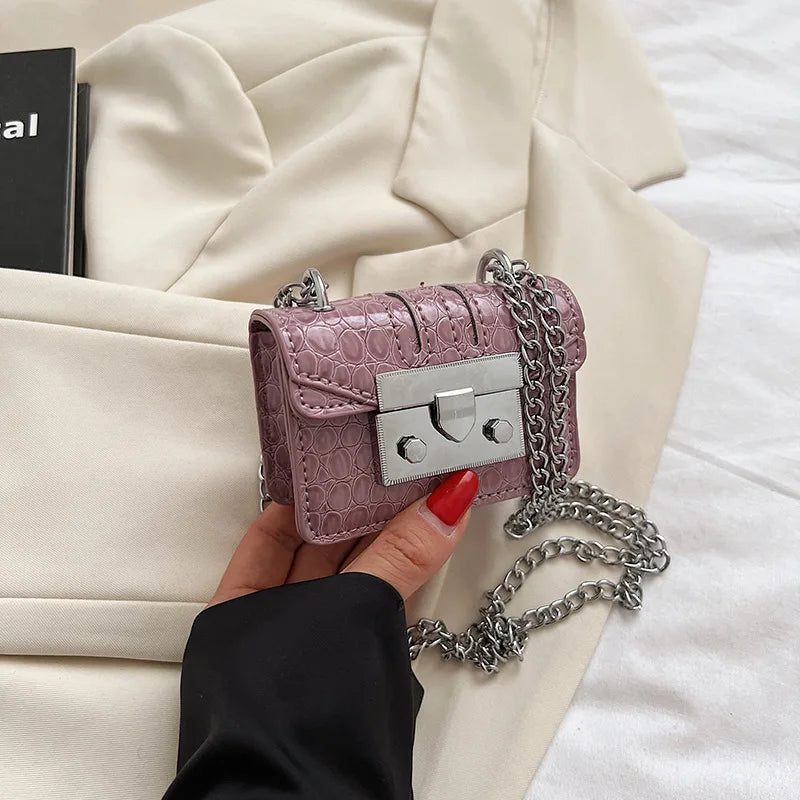 2024 Trend Women Mini Crossbody Chain Purse Handbag