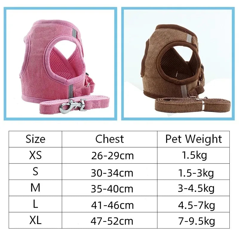 Personalized Vest Harness for Dogs and Puppies