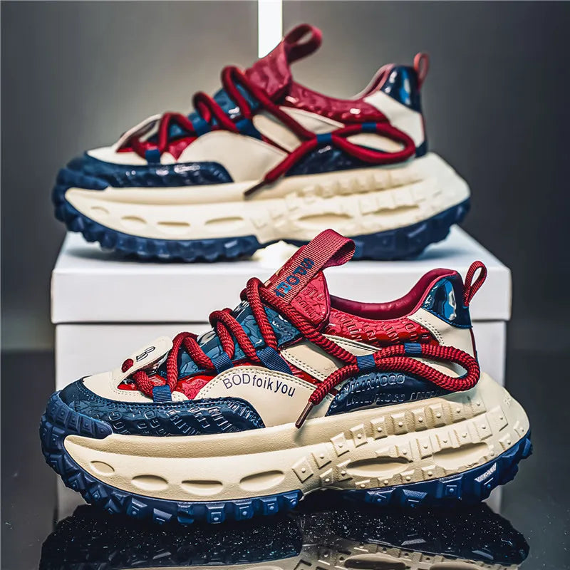 Men's Breathable Casual Sneakers with Anti Slip Design