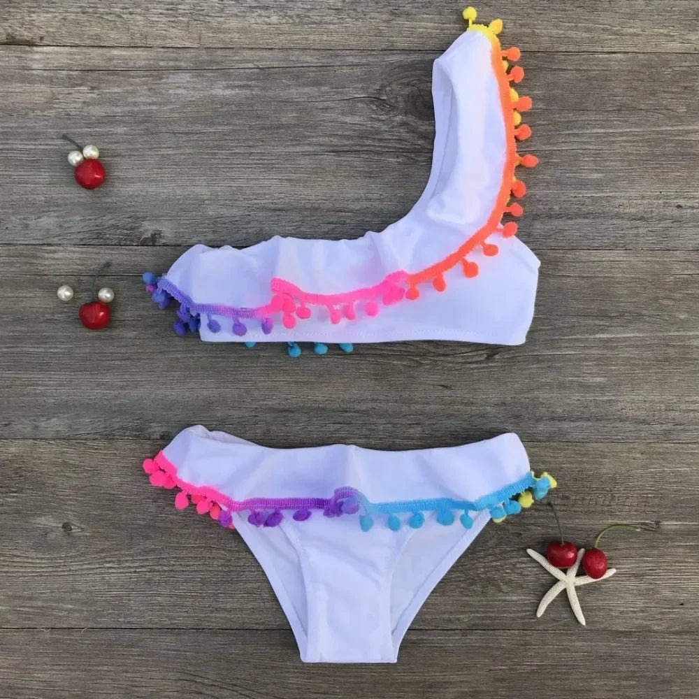2024 Cute Girls Split Swimsuits for Summer Beach Fun