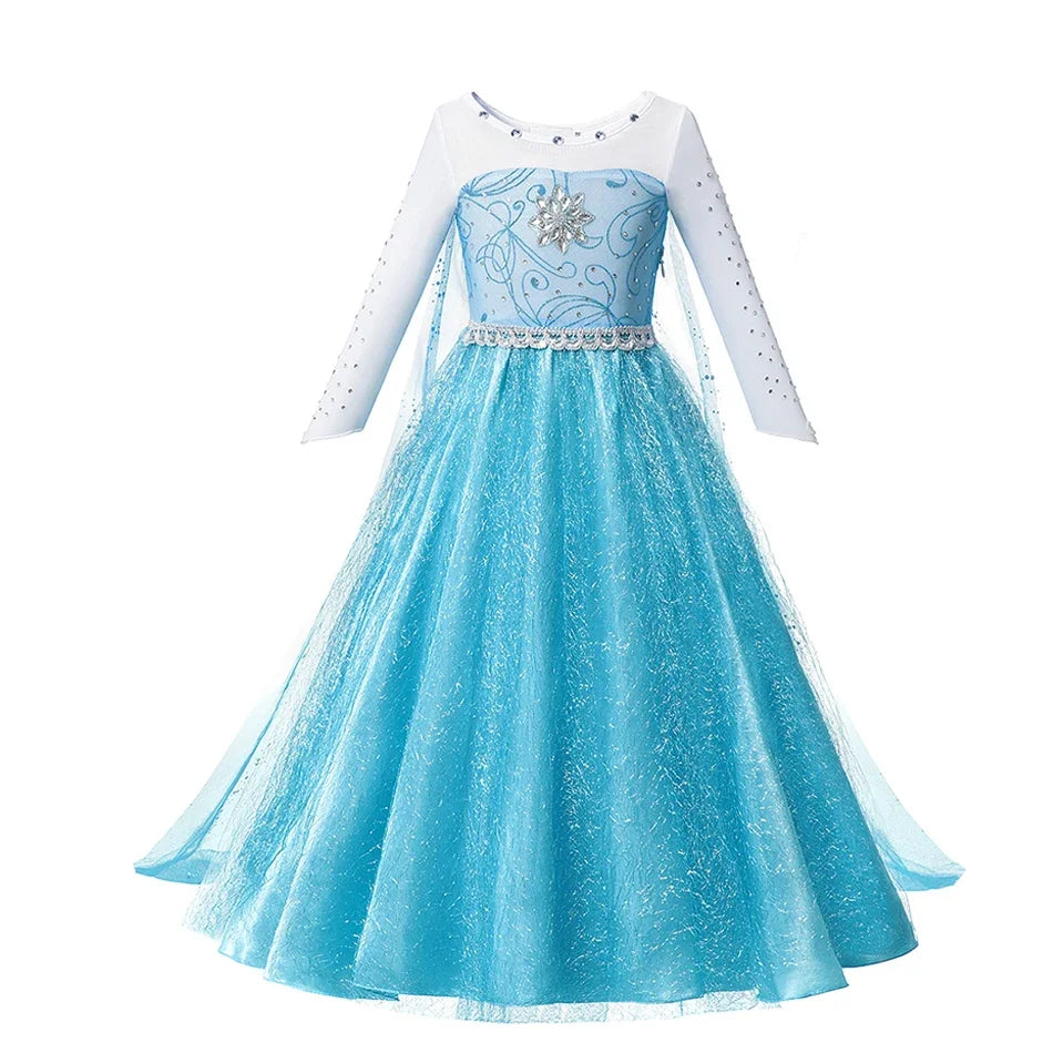Girls Rapunzel Princess Costume for Kids Birthday Parties