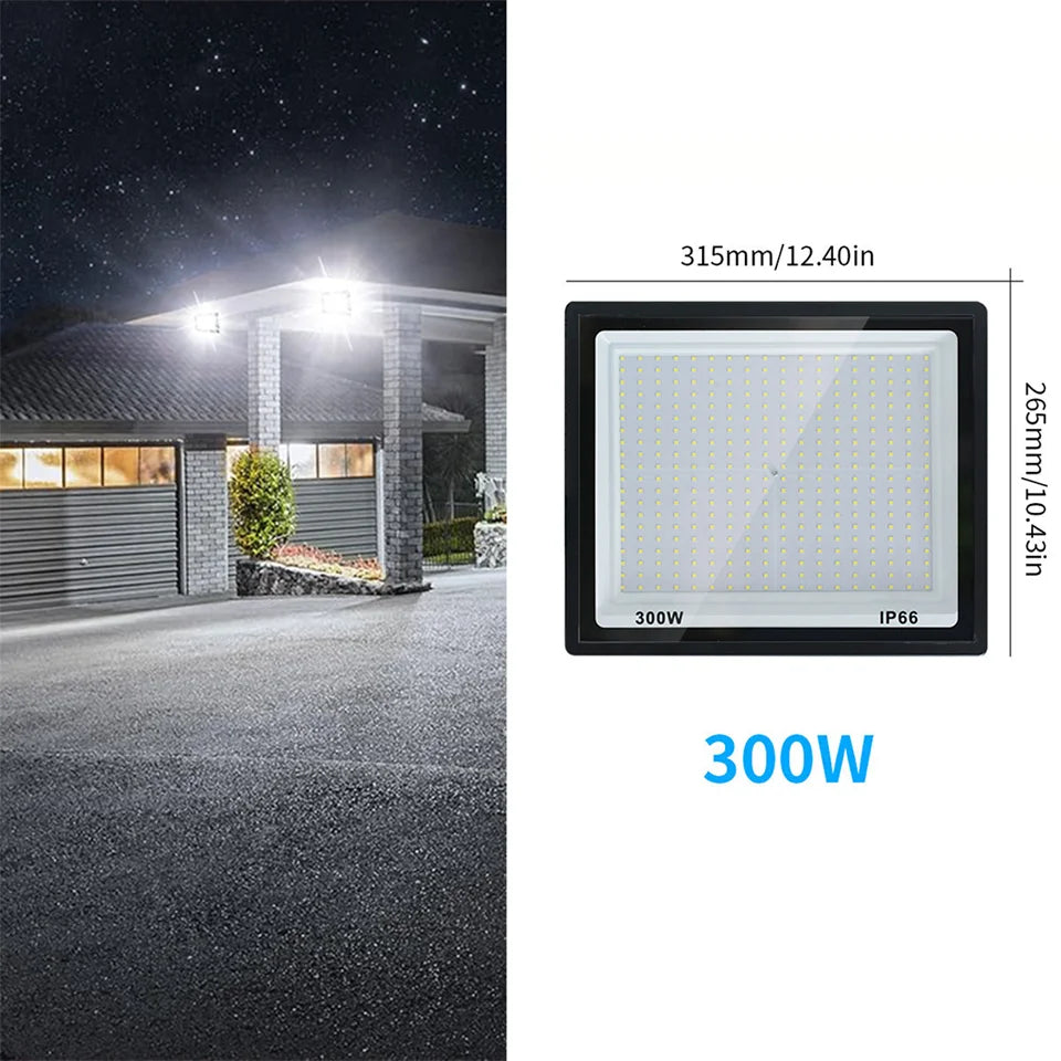Aluminum LED Floodlights for Outdoor Garden and Garage Use