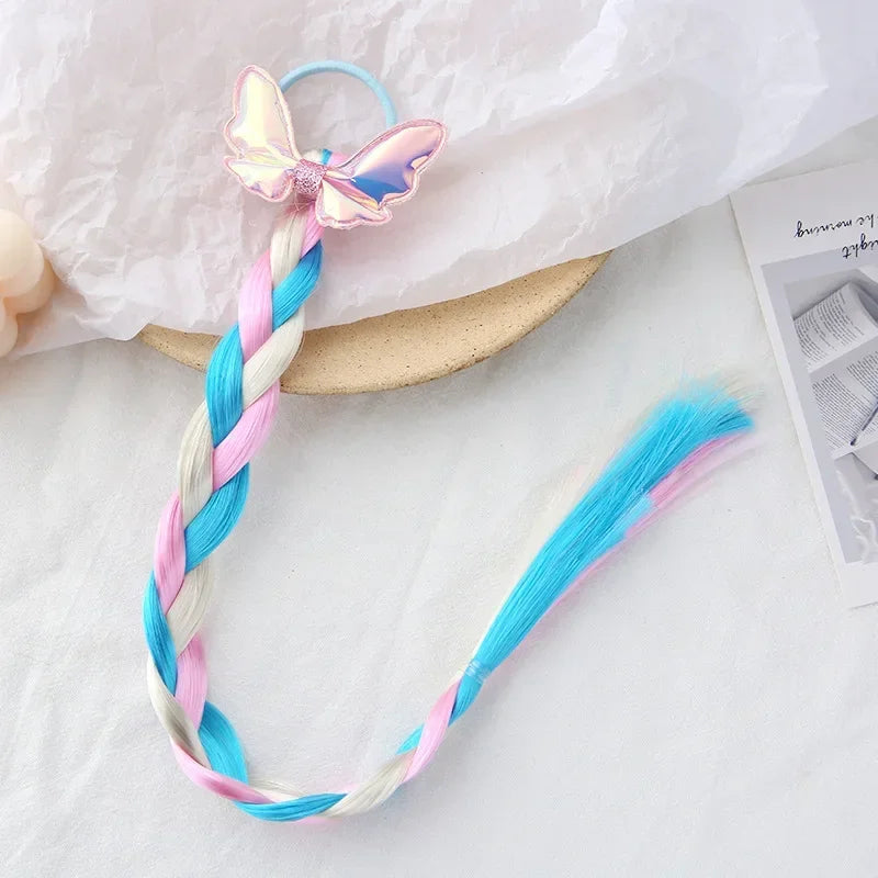 Girls Colorful Sequin Hair Scrunchies for Fashionable Ponytails