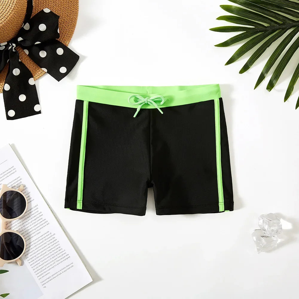 Boys Swimming Trunks Comfortable Polyester Beach Shorts