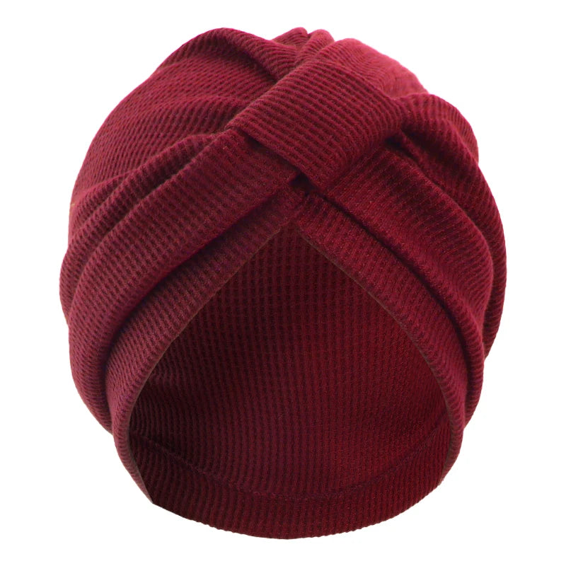 Breathable Cotton Women's Headscarf Hat for All Seasons