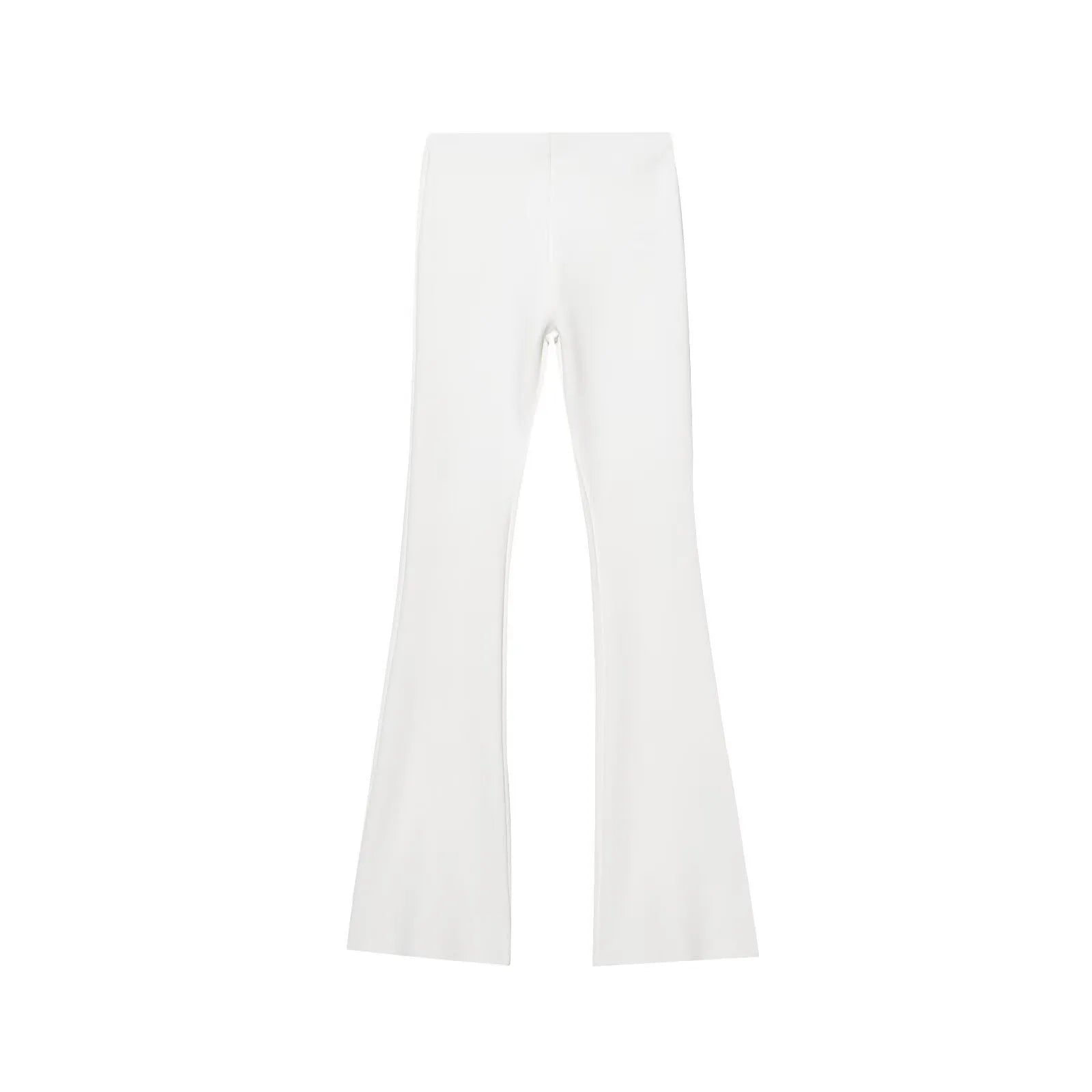 Stylish Sleeveless Top and High Waist Flare Trousers Set