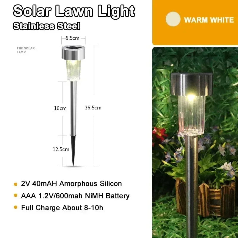 Heinast Contemporary Solar Pathway Lights for Outdoor Use