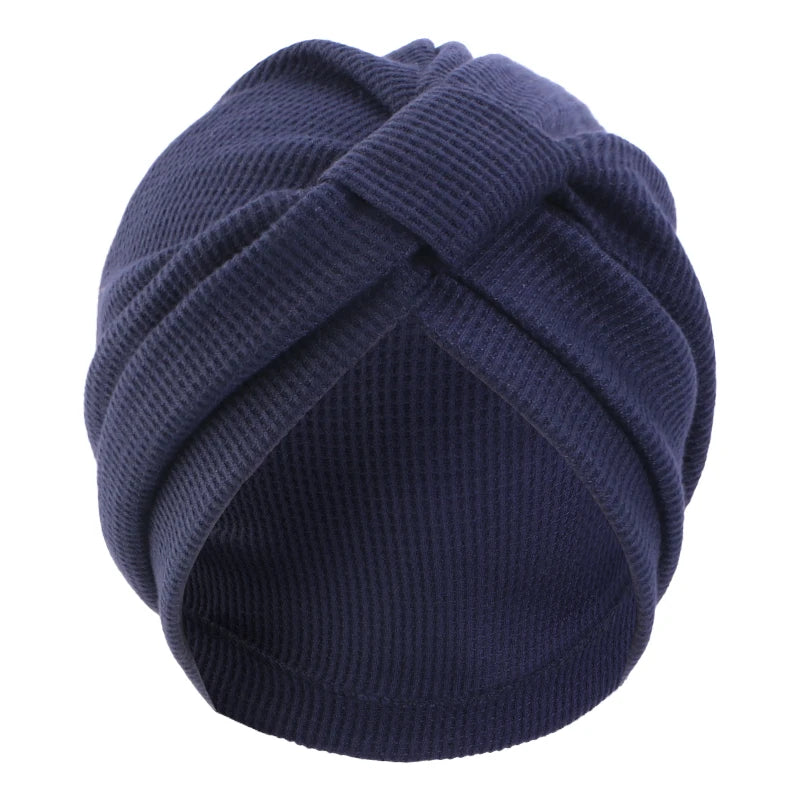 Breathable Cotton Women's Headscarf Hat for All Seasons
